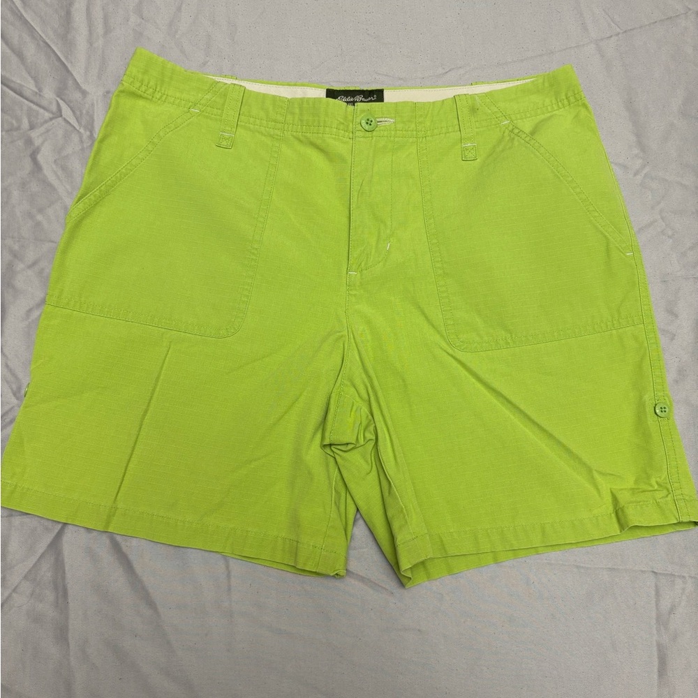 Eddie Bauer lime green shorts Size 8
